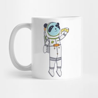 Space Pizza Panda Mug